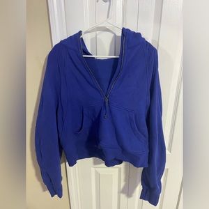 lululemon scuba half zip psychic size m/l